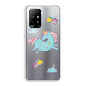 Vliegende eenhoorn: Oppo A94 5G Transparant Hoesje