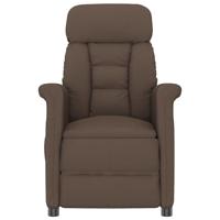 Massagestoel met kussen Bruin 70.5 x 96.5 x 95 cm Kunstleer
