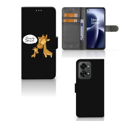OnePlus Nord 2T Leuk Hoesje Giraffe OnePlus Nord 2T Leuk Hoesje Giraffe
