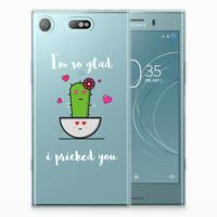 Sony Xperia XZ1 Compact Telefoonhoesje met Naam Cactus Glad