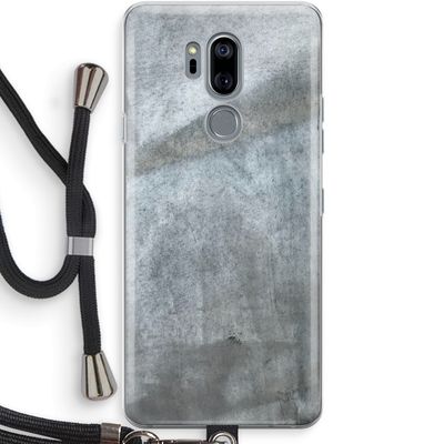 Grey Stone: LG G7 Thinq Transparant Hoesje met koord