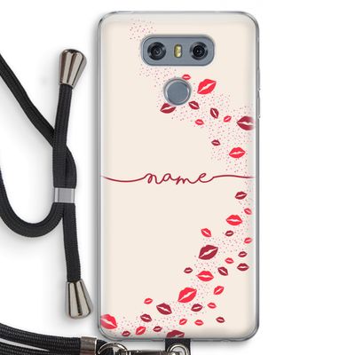 Kusjes: LG G6 Transparant Hoesje met koord