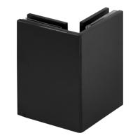 BRAUER Hoekbevestiging 2 stuks mat zwart