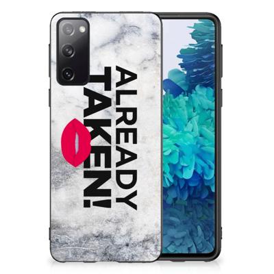 Samsung Galaxy S20 Hoesje met Quotes Already Taken White