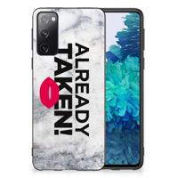 Samsung Galaxy S20 Hoesje met Quotes Already Taken White