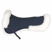 Mattes zadelonderlegger zwart maat:full