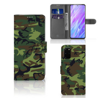 Samsung Galaxy S20 Plus Telefoon Hoesje Army Dark