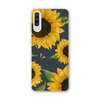 Sunflower and bees: Samsung Galaxy A70 Transparant Hoesje