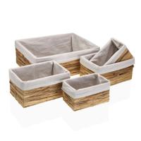 Make-up organizer Versa Cinth Waterhyacint 40 x 30 x 15 cm 30 x 15 x 40 cm 21 x 13 x 11 cm 25,5 x 17 x 13 cm