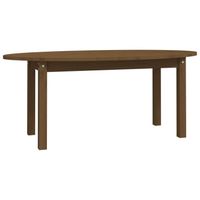 vidaXL Salontafel 110x55x45 cm massief grenenhout honingbruin - thumbnail