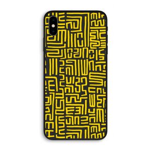 Majorelle Blue Print: iPhone XS Max Biologisch afbreekbaar hoesje