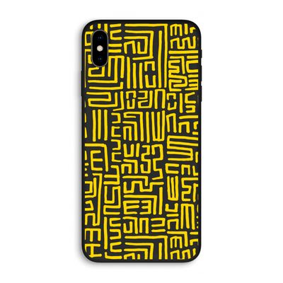 Majorelle Blue Print: iPhone XS Max Biologisch afbreekbaar hoesje