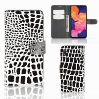Samsung Galaxy A10 | Telefoonhoesje | Met pasjeshouder | Slangenprint