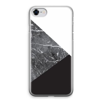 Combinatie marmer: iPhone 8 Transparant Hoesje