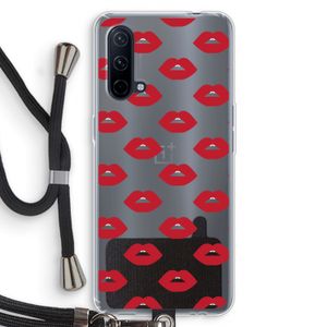 Lips: OnePlus Nord CE 5G Transparant Hoesje met koord