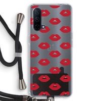 Lips: OnePlus Nord CE 5G Transparant Hoesje met koord