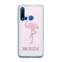 Pink positive: Huawei P20 Lite (2019) Transparant Hoesje