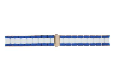 Horlogeband Marc by Marc Jacobs MBM2594 Staal/Silicoon Bi-Color 20mm