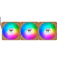 Thermaltake ct120 ex argb sync pc cooling fan gravel sand (3-fan pack) case fans (lichtbruin, 3 stuks, 120 x 120 x 25 mm, pwm)