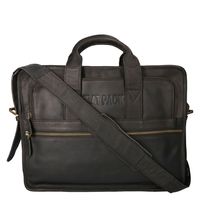 The Rat Pack Hand Messenger Schoudertas 15.6&apos;&apos; Bogart Zwart
