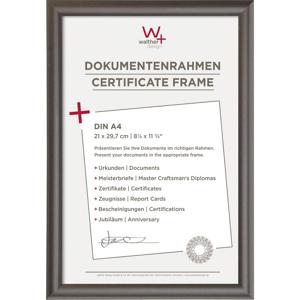walther+ design KP130D Wissellijst Papierformaat: DIN A4 Antraciet