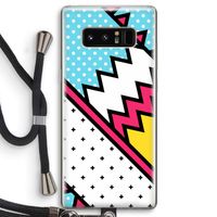 Pop Art #2: Samsung Galaxy Note 8 Transparant Hoesje met koord