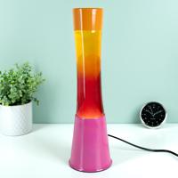 Lava Lamp "tower" Pink And Orange Gradient Lava Lamp "tower" Pink And Orange Gradient