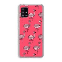 Flamingo: Samsung Galaxy A51 5G Transparant Hoesje