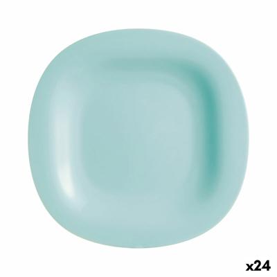 Dinerbord Luminarc Carine Turquesa Turkoois Glas Ø 27 cm (24 Stuks)