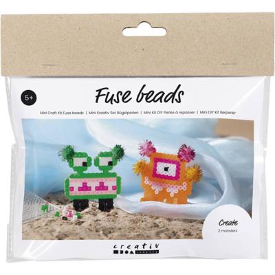 Creativ Company Mini hobbyset strijkkralen, monster, diverse kleuren, 1 doos
