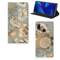 Smart Cover voor Huawei P Smart (2019) Vintage Bird Flowers - thumbnail