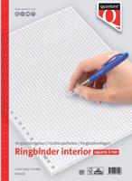 Ringbandinterieur A4 ruit 5 mm 23-gaats 100 vel Quantore Ringbandinterieur A4 ruit 5 mm 23-gaats 100 vel Quantore