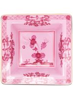 GINORI 1735 assiette Oriente Italiano Square Vide Pouche (18 cm) - Rose