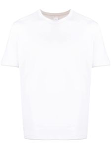 Eleventy t-shirt en coton à design superposé - Blanc