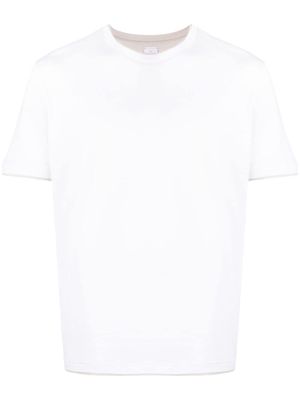 Eleventy t-shirt en coton à design superposé - Blanc