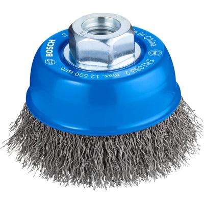 Bosch Accessories 2608622098 Komborstel, staal, gegolfde draad, 75 mm, 0,3 mm, 12.500 omw/min, M 14 1 stuk(s)