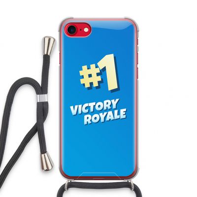 Victory Royale: iPhone SE 2020 Transparant Hoesje met koord