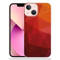 TPU Hoesje voor iPhone 13 mini Polygon Red