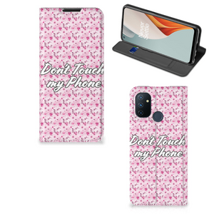 OnePlus Nord N100 Design Case Flowers Pink DTMP