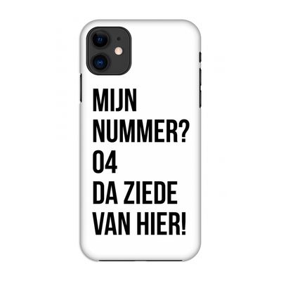 Da ziede van hier: Volledig geprint iPhone 11 Hoesje