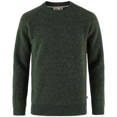 Fjallraven Övik Rib Sweater Heren Deep Forest M