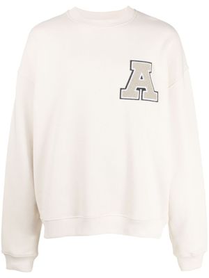 Axel Arigato sweat en coton biologique à patch logo - Tons neutres