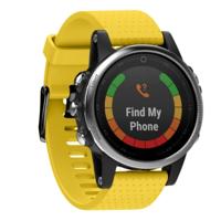 Snelle verwijderbare siliconen polsband voor fenix 5S 20mm (geel)