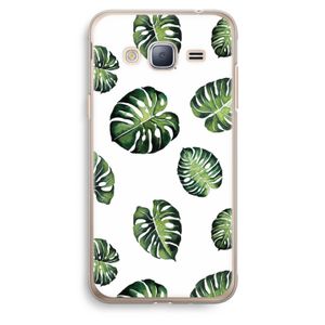 Tropische bladeren: Samsung Galaxy J3 (2016) Transparant Hoesje