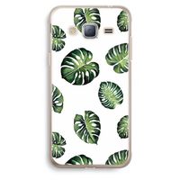 Tropische bladeren: Samsung Galaxy J3 (2016) Transparant Hoesje