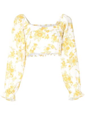 Faithfull the Brand blouse 'Carmody' à fleurs - Jaune