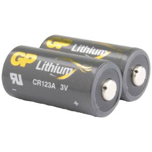 GP Batteries GPCR123AECO125C2 CR123A Fotobatterij Lithium 1400 mAh 3 V 2 stuk(s)