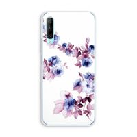 Waterverf bloemen: Huawei P Smart Pro Transparant Hoesje