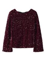 Name it winter blouse meisjes - paars - regular fit - NkfRusitta