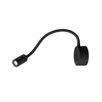 SLV Wand leeslampjeDio Flex Plate 1,9w - 3000K zwart - 1002431